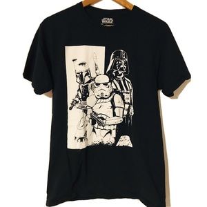 Star Wars Darth Vader Boba Storm Trooper Shirt